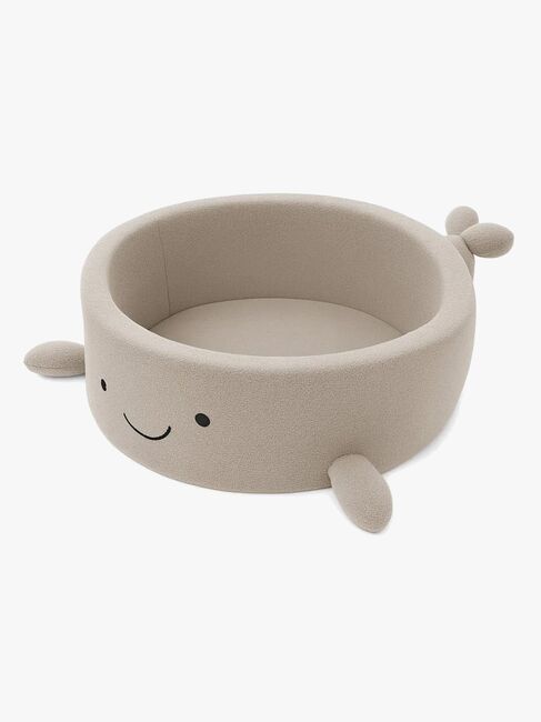 MeowBaby Boucle Whale Boldbassin, Oat Biscuit Beige