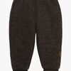 Mikk-Line Fleecebukser Baby Merinould, Dark Brown Melange