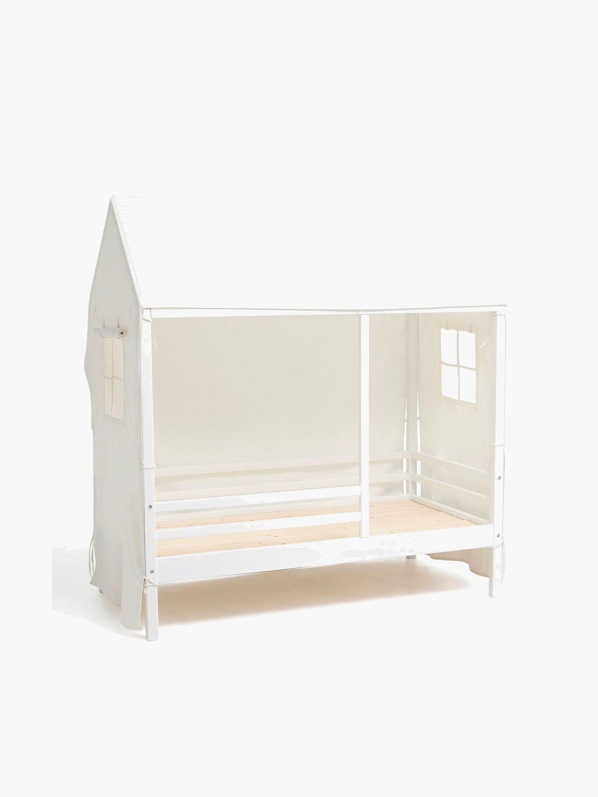 Minitude Nordic Jax Husseng 70x140 + Sengehimmel, Hvid