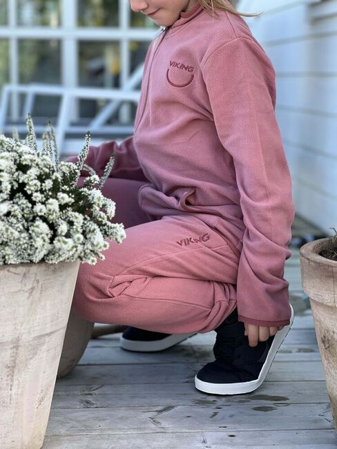Viking Playtime Fleecetrøje, Pink