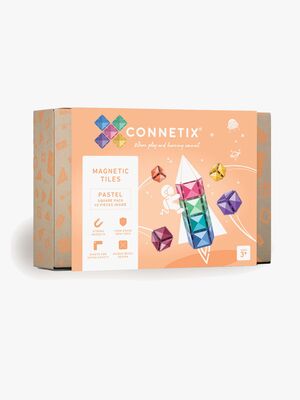 Connetix Magnetisk Byggeklods Pastel Square 40 Dele