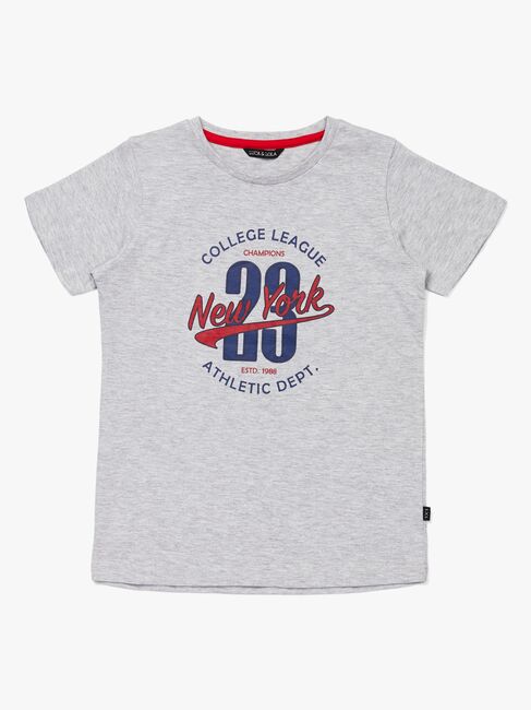 Luca & Lola Riccione T-Shirt 2-pack, Grey/Red