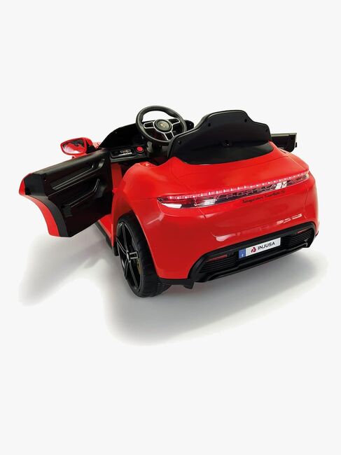 Porsche Taycan Elbil 12V, Rød