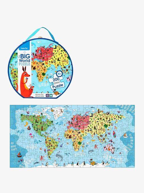Barbo Toys  Vores Store Puslespil Verden 200 Brikker