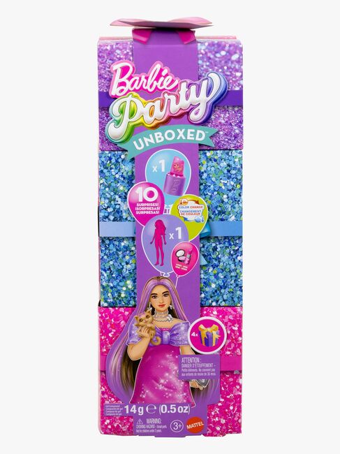 Barbie Party Unboxed Glam Series Dukke, Pink