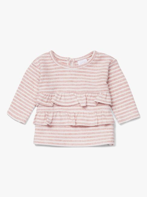 Luca & Lola Asia Trøje Baby, Pink Stripes