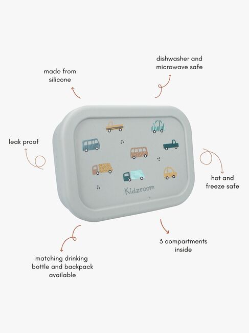 Kidzroom Silikone Madkasse Sweet Cuddles, Grøn