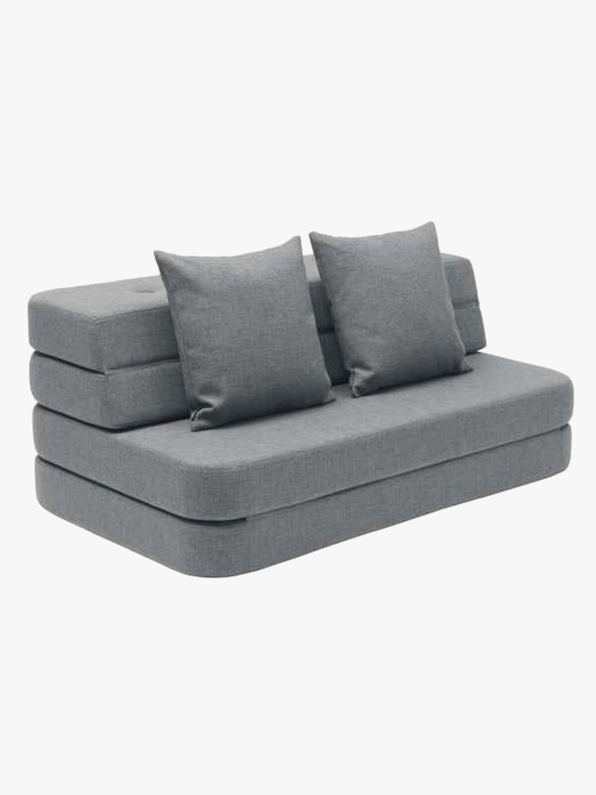 by KlipKlap 3 Fold Sofa XL, Blue Grey