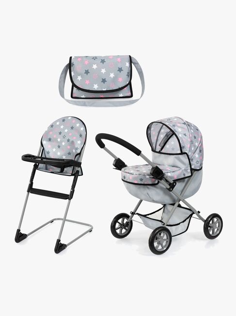 Bayer Design Dukkevogn Cosy Sæt, Grey