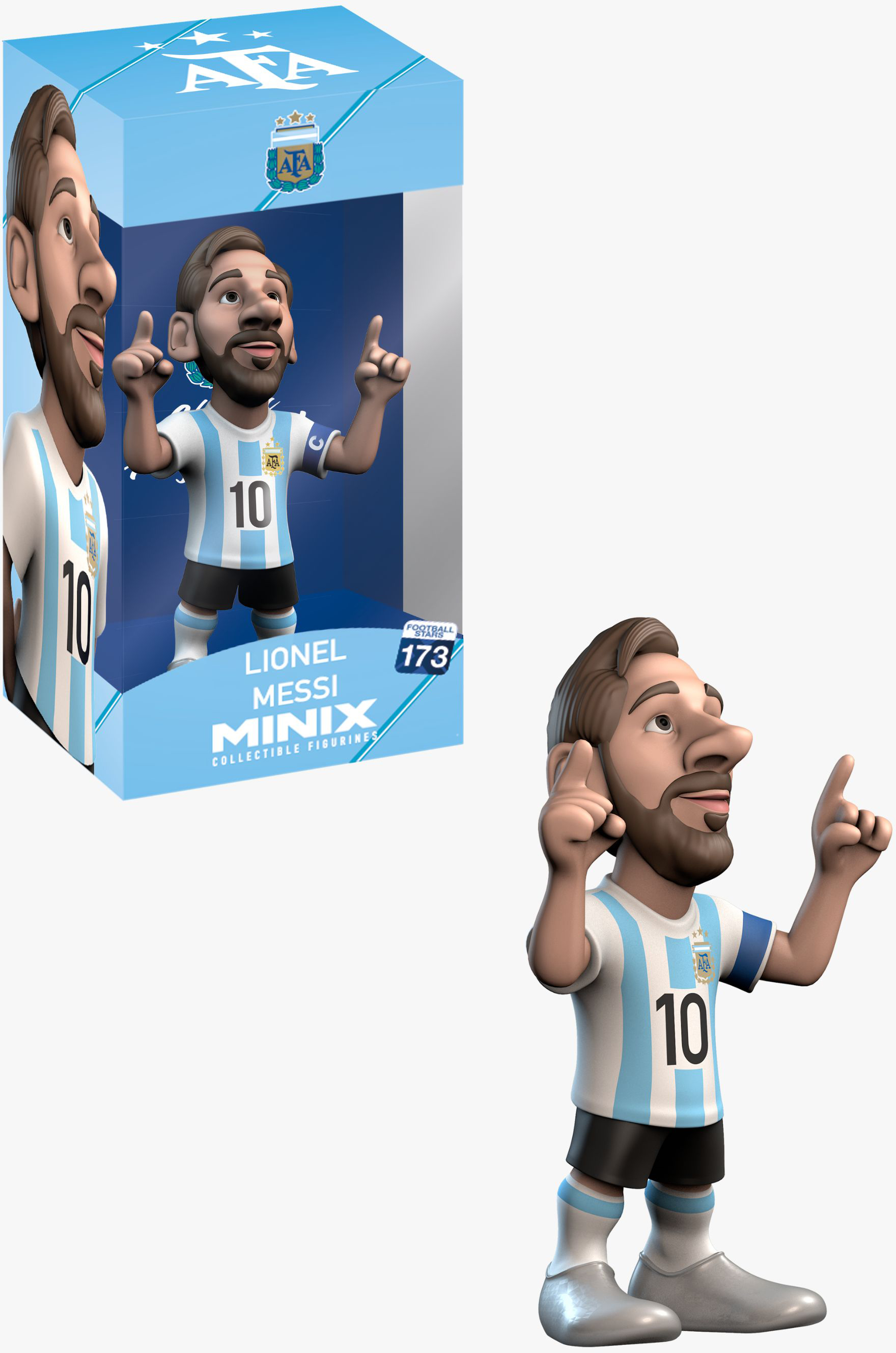 Minix Fodbold Samlerfigur VM 2026 Messi Argentina