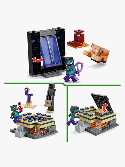 LEGO Minecraft 21584 Nether- og End-portalrejse