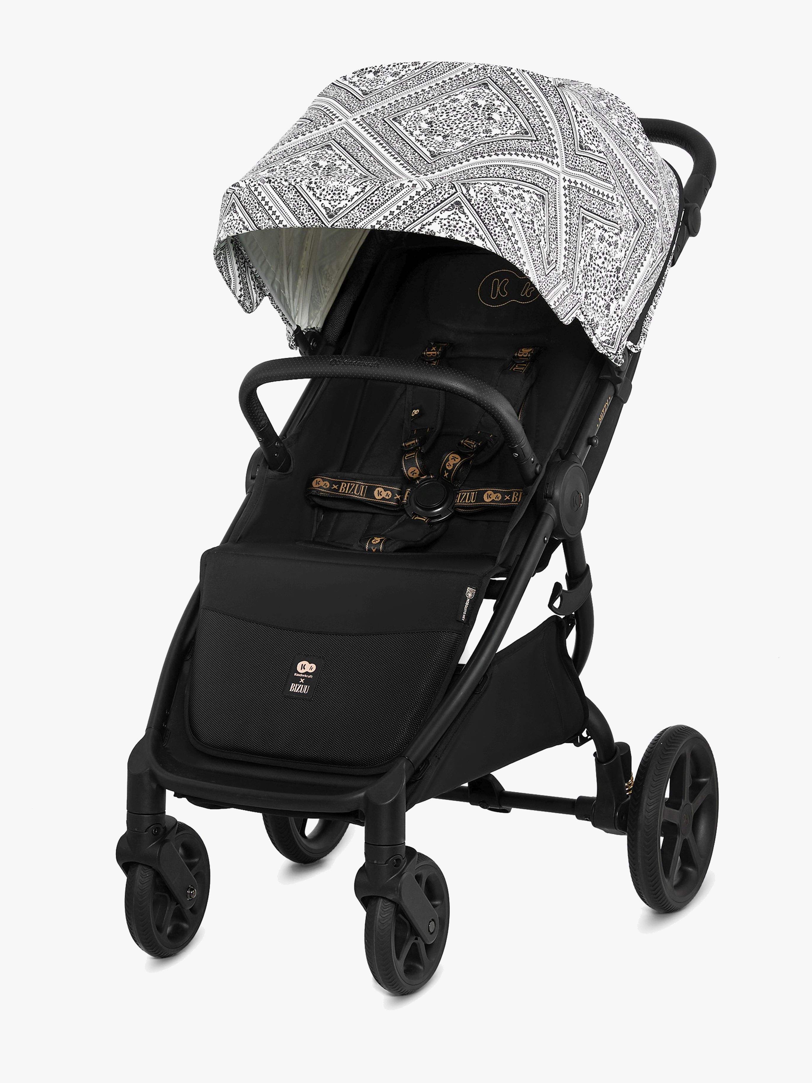 Kinderkraft MITZY BIZUU Klapvogn, Lunar Black