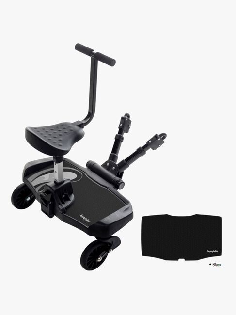 Bumprider Ståbræt m. Sæde, Sort