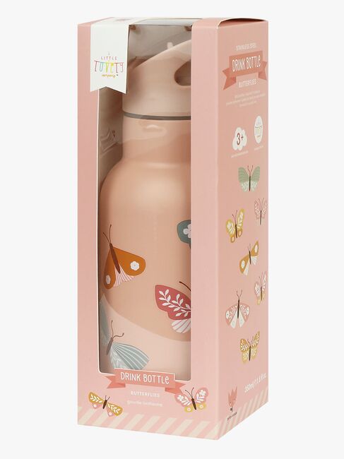 A Little Lovely Company Drikkedunk Sommerfugl 350 ml, Pink