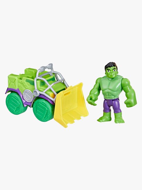 Spidey And His Amazing Friends Figur med Transportmiddel Hulk Truck