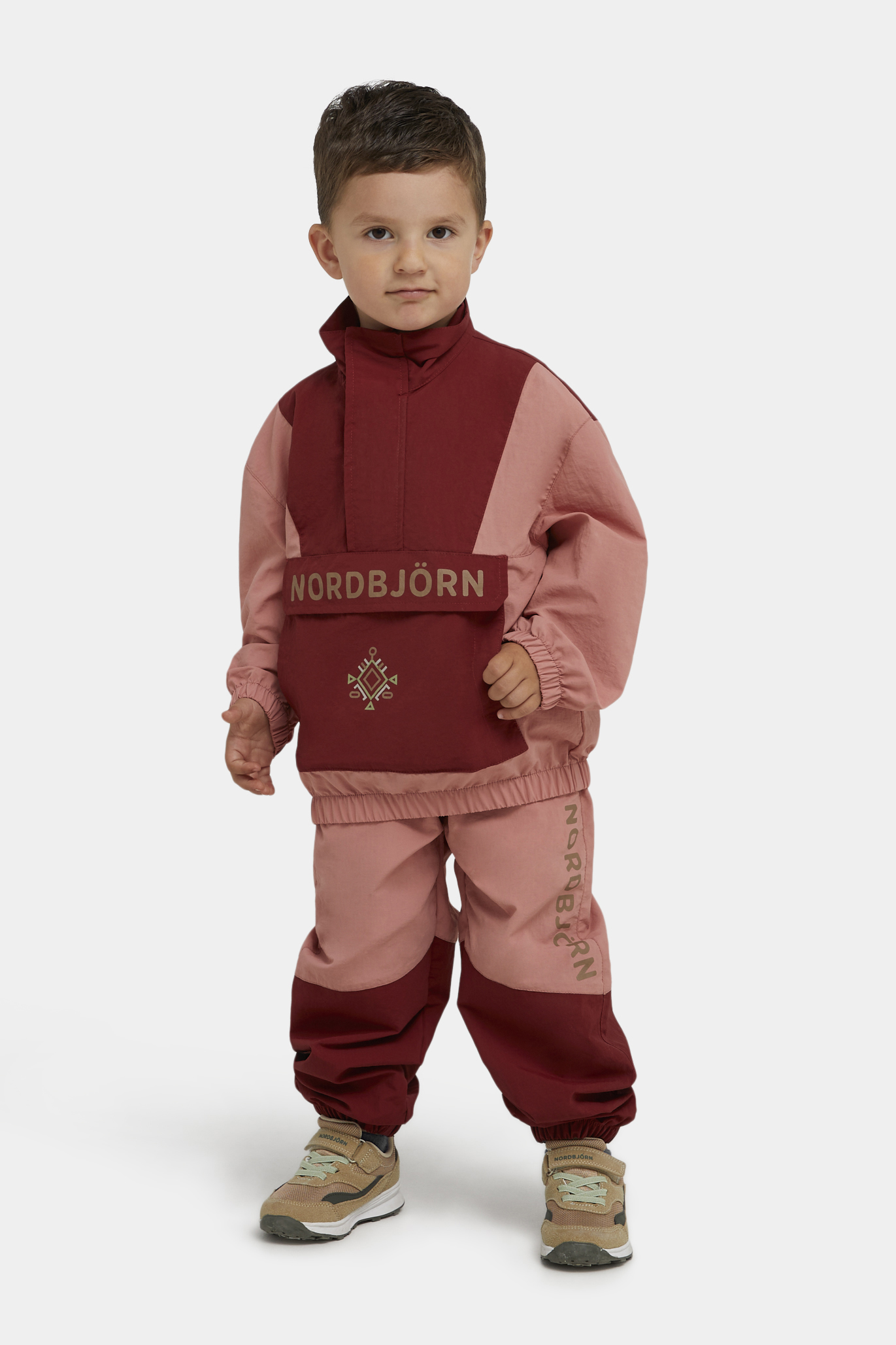 Nordbjörn Stomslyckan Vind- og vandafvisende Sæt, Rose Dawn/Madder Brown, 110-116