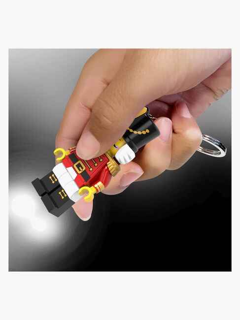 LEGO® Minifigure™ Nøddeknækker Nøglering med LED-lys