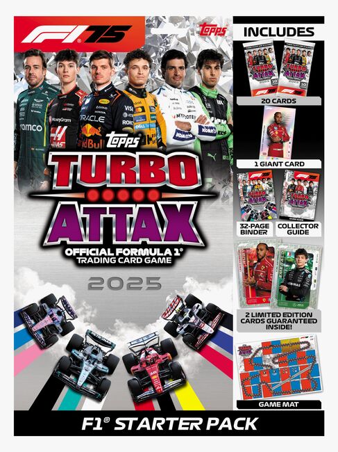 Topps Formula 1 Samlekort Turbo Attax Startpakke