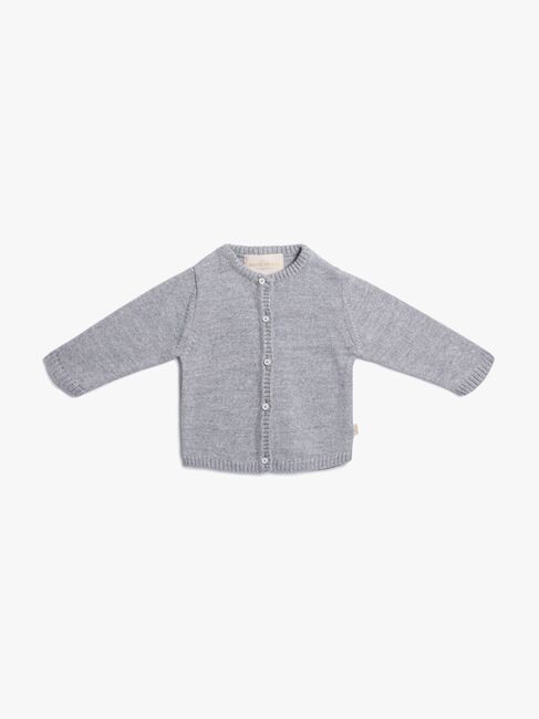 Petite Chérie Atelier Margit Babytrøje, Light Grey/Grey Melange