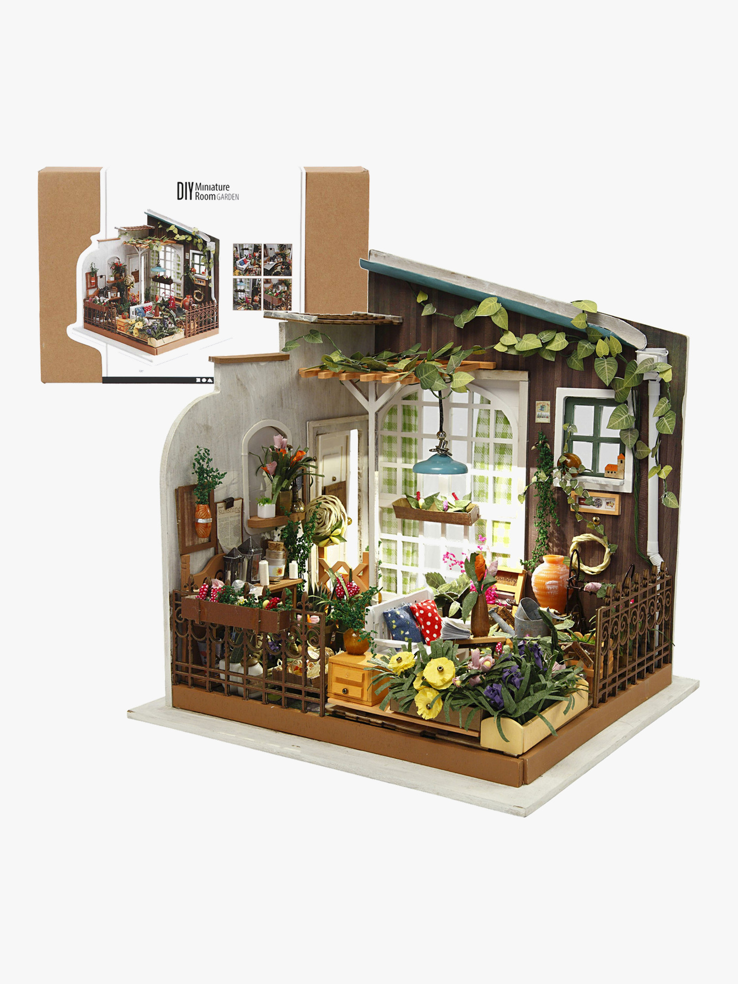 Creativ Company Kreasæt DIY-miniaturerum Have