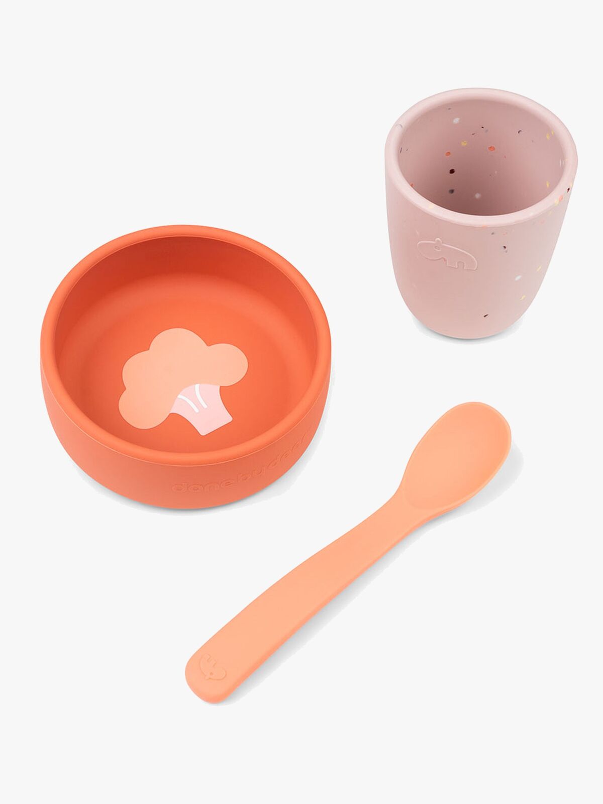 Done By Deer Silikone Madsæt, Papaya