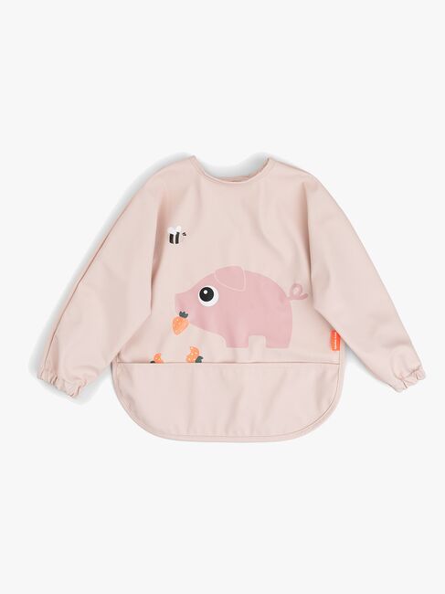 Done By Deer Tiny Farm  Langærmet Hagesmæk med Lomme, Powder