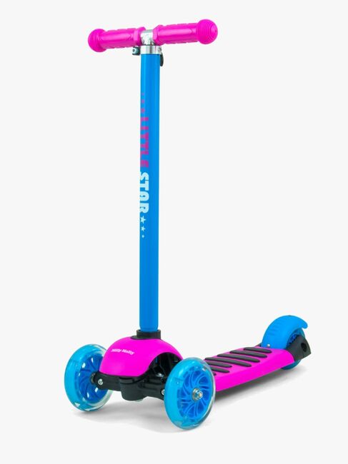 Milly Mally Little Star 3-i-1 Løbehjul, Lyserød/blå