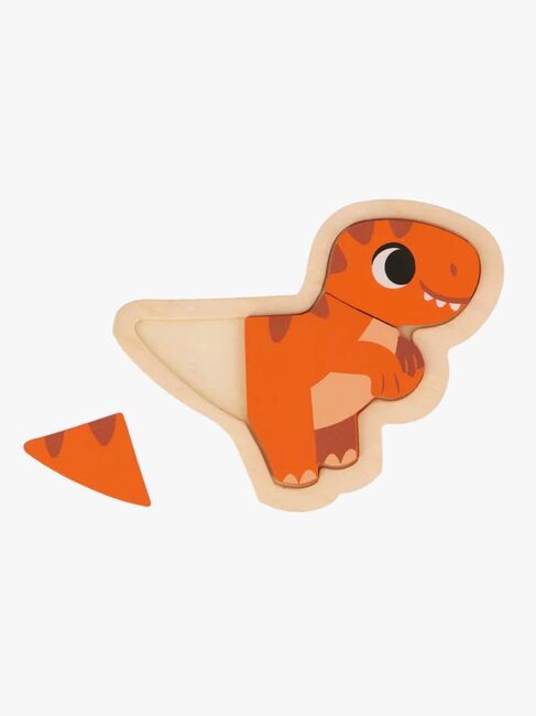 Janod 4 Progressive Puslespil Dinosaurer 14 Brikker