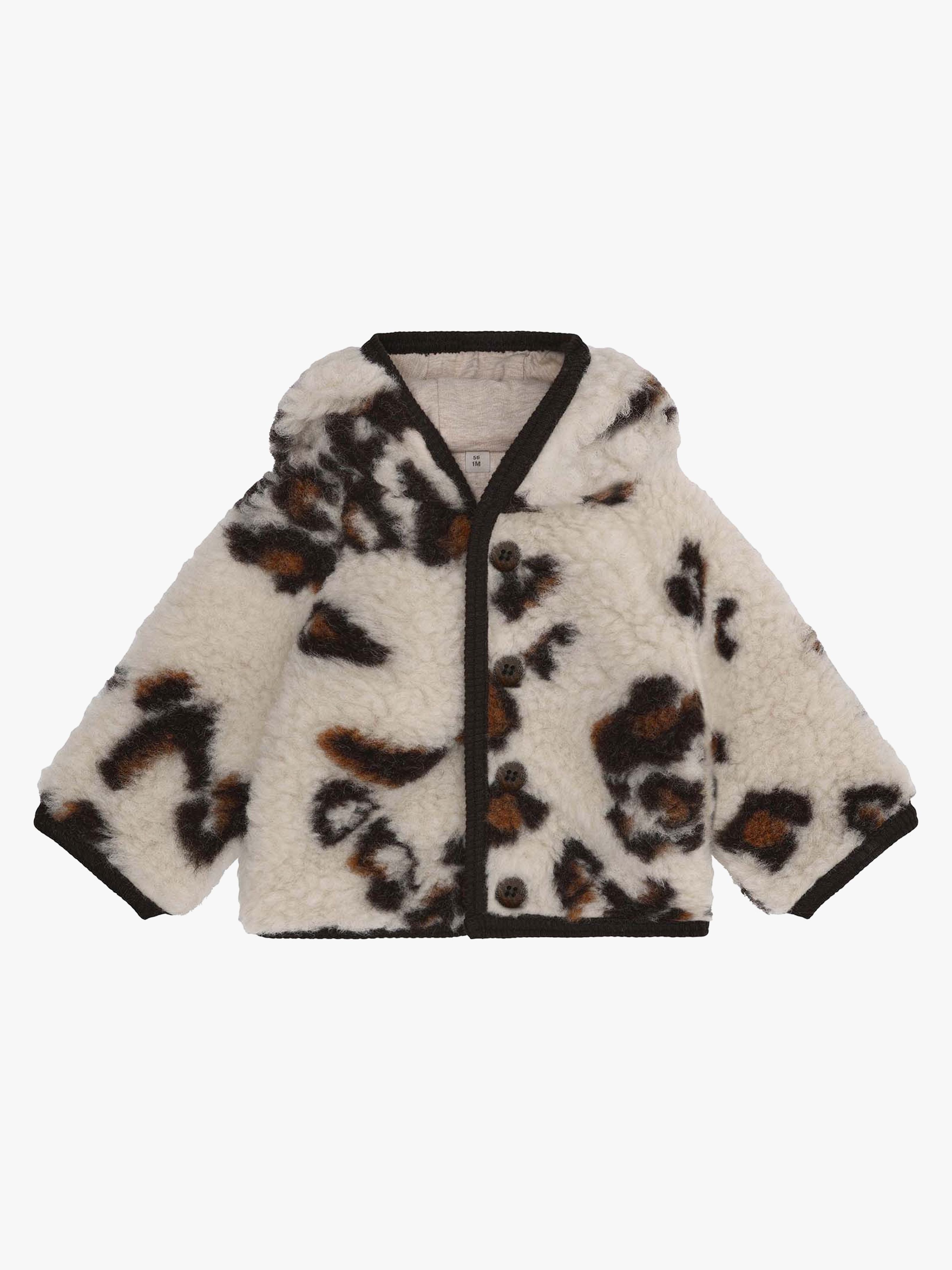 HUTTEliHUT Uldjakke Teddy, Cement, 80