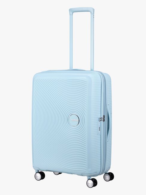American Tourister Soundbox Spinner Kuffert 71,5L, Pastel Blue