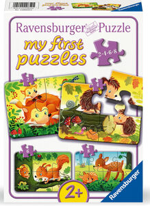 Ravensburger My First Puzzles Forest Animal Fun Puslespil 4-i-1