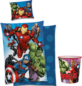 Marvel Avengers Sengesæt og Papirkurv