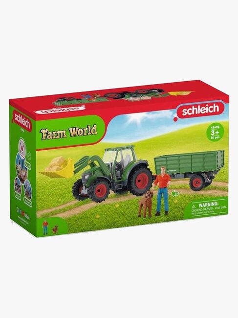 Schleich 42608 Farm World Traktor med Anhænger