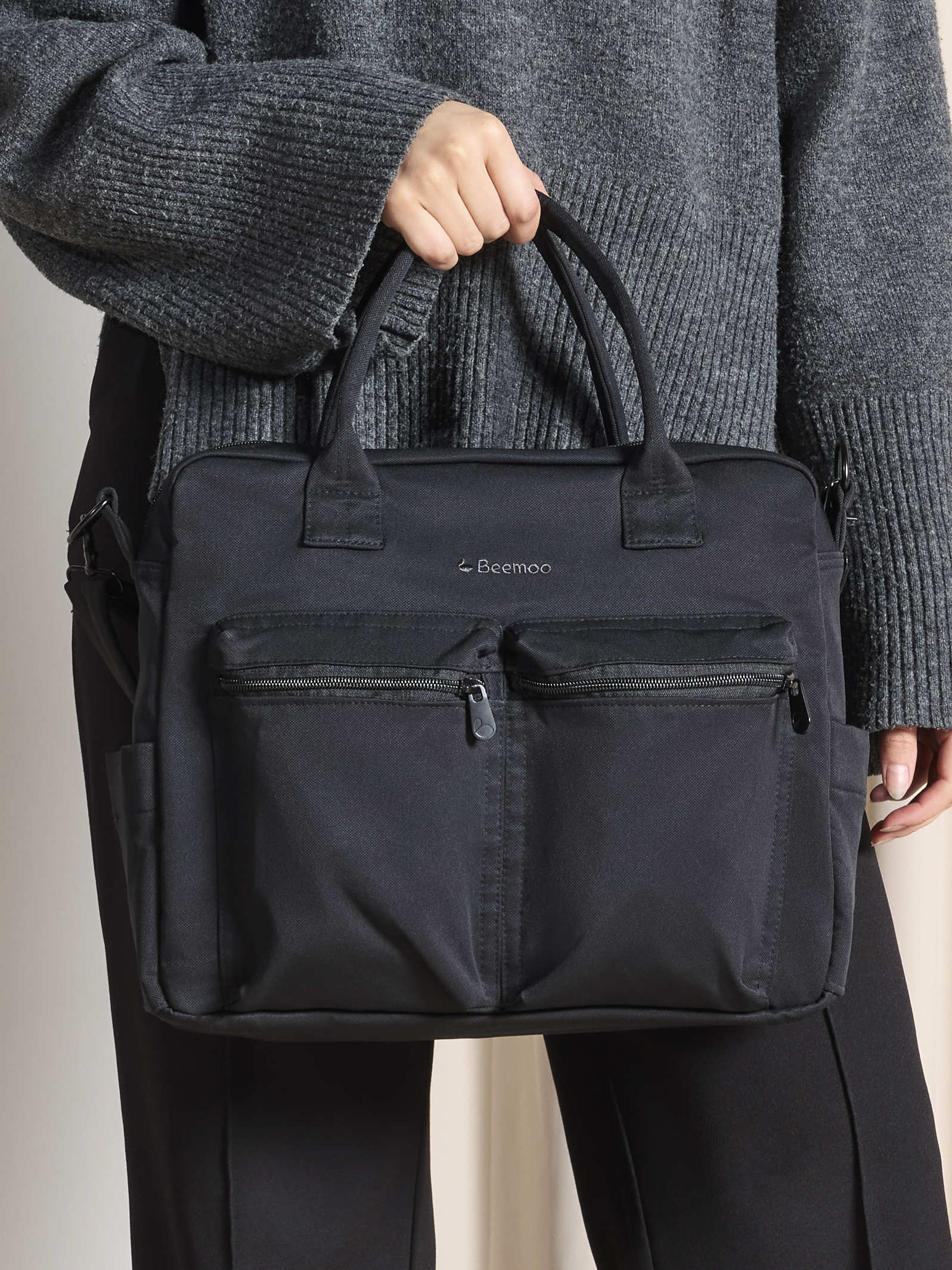Beemoo Pro Pusletaske, Coffee Black