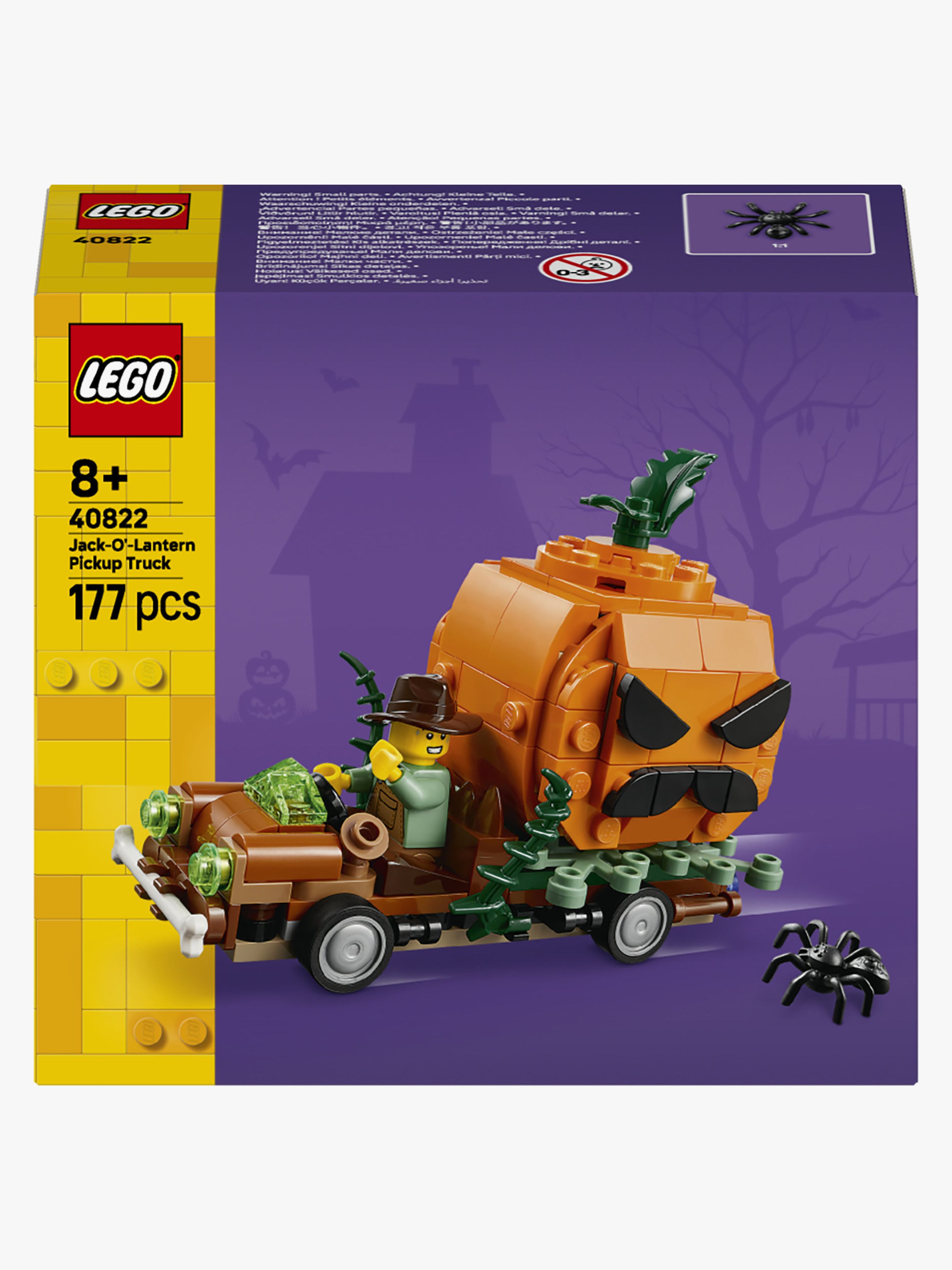 LEGO Iconic 40822 Græskarhoved-pickup