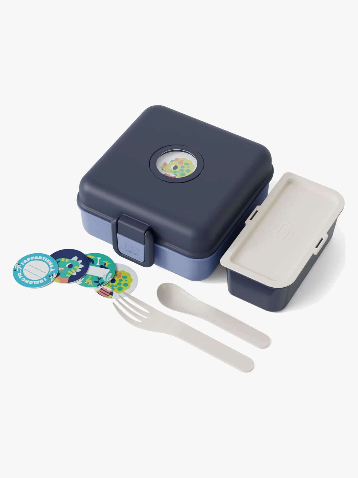 Monbento Snacky Bento Madkasse, Blue infinity