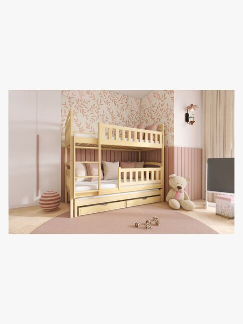 Lano Meble BLANKA Tribbelkøjeseng 90x200, Pine