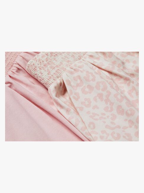 Luca & Lola Doro Nederdel 2-pak, Leopard/Pink