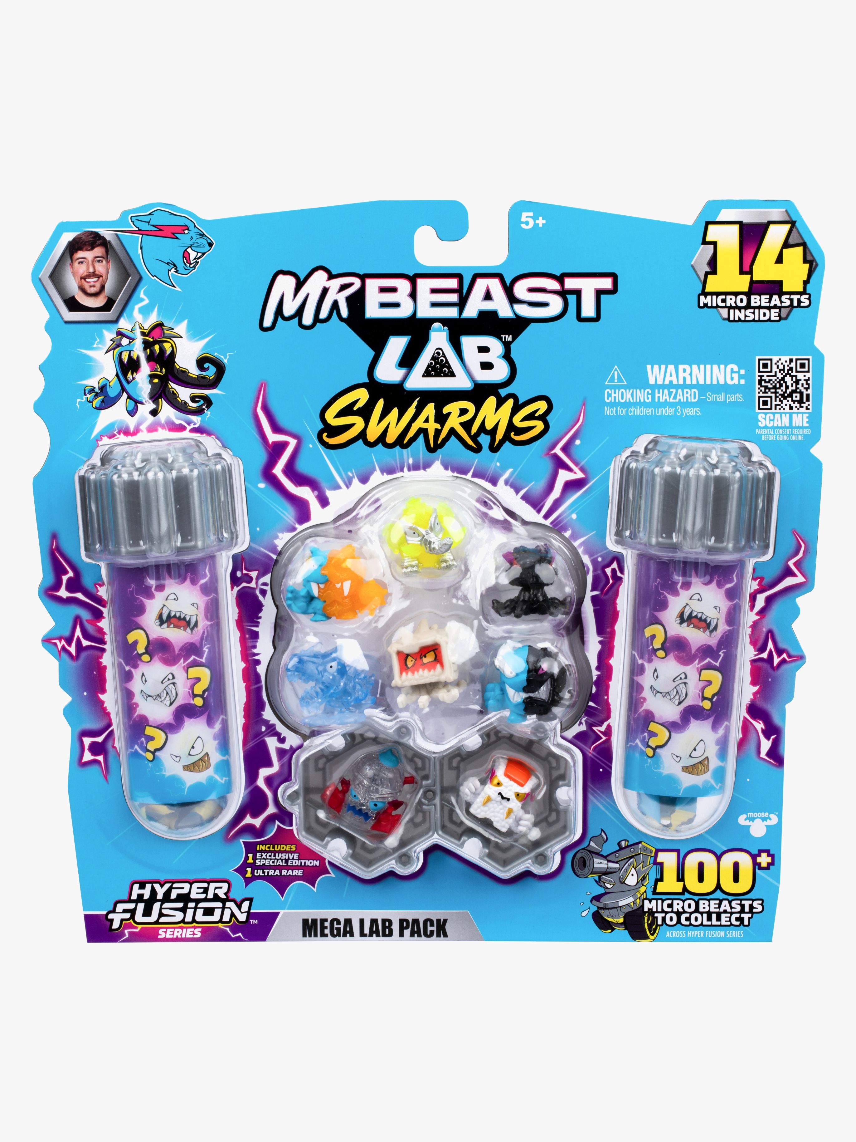 Beast Lab Swarms Samlerfigurer Hyper Fusion 14-pak