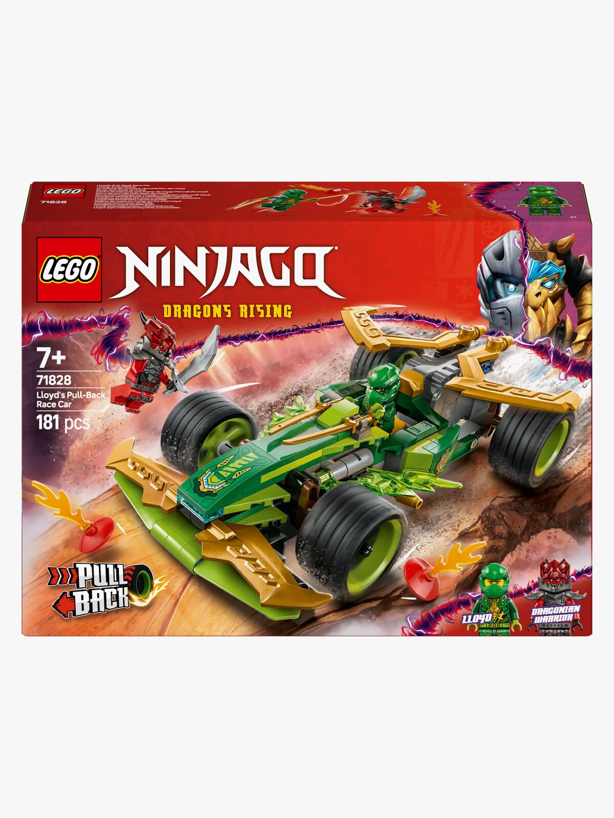 LEGO Ninjago 71828 Lloyds pull-back-racerbil