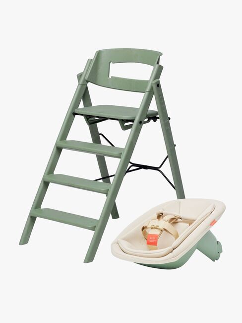 KAOS Klapp Højstol Recycled Bundle inkl Newborn Seat, Mineral Green 915856_1.jpg