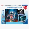 Ravensburger Puslespil Space Adventure 3x49 Brikker