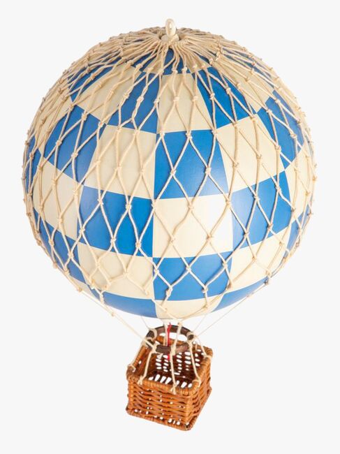 Authentic Models Travels Light Luftballon Ternet Mønster, Blå