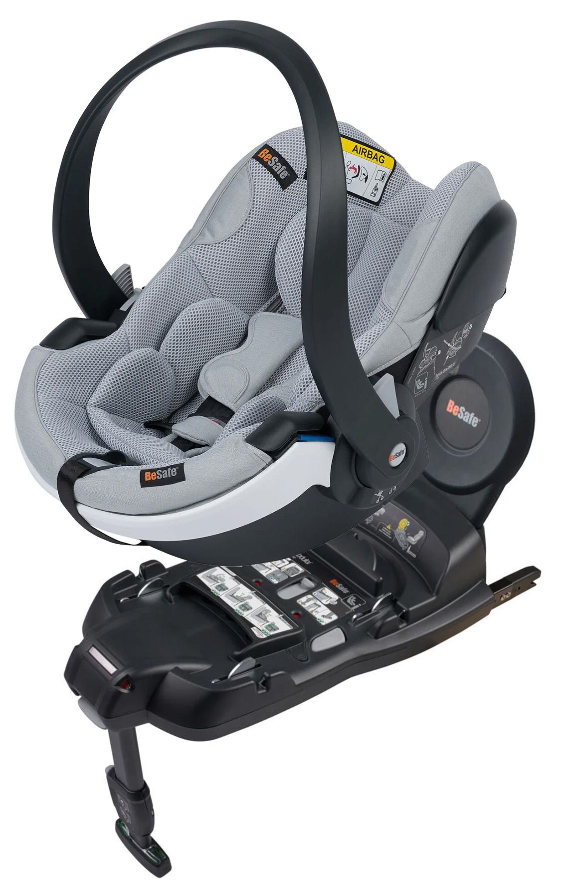BeSafe iZi Go Modular X2 i-Size Autostol Baby inkl. Base, Peak Mesh