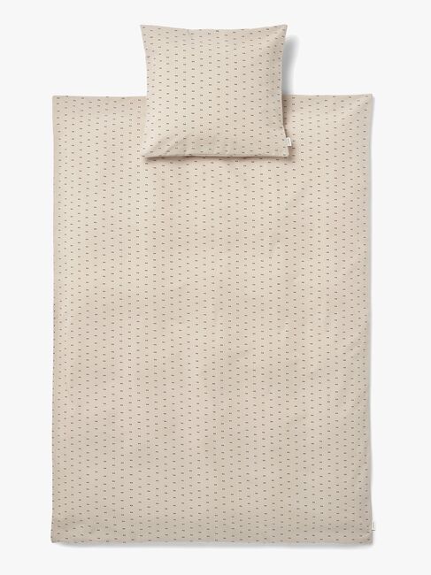 LIEWOOD Carmen Sengesæt 70x100 Tremmeseng, Double Dot/Silver Lining