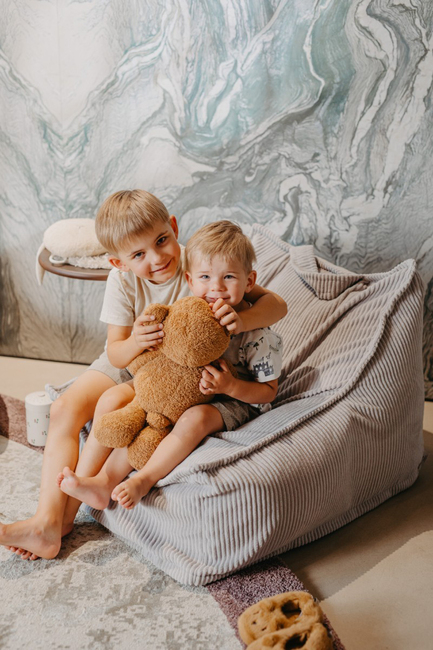 Yappy Kids Yappyhug Sækkestol, Light Grey