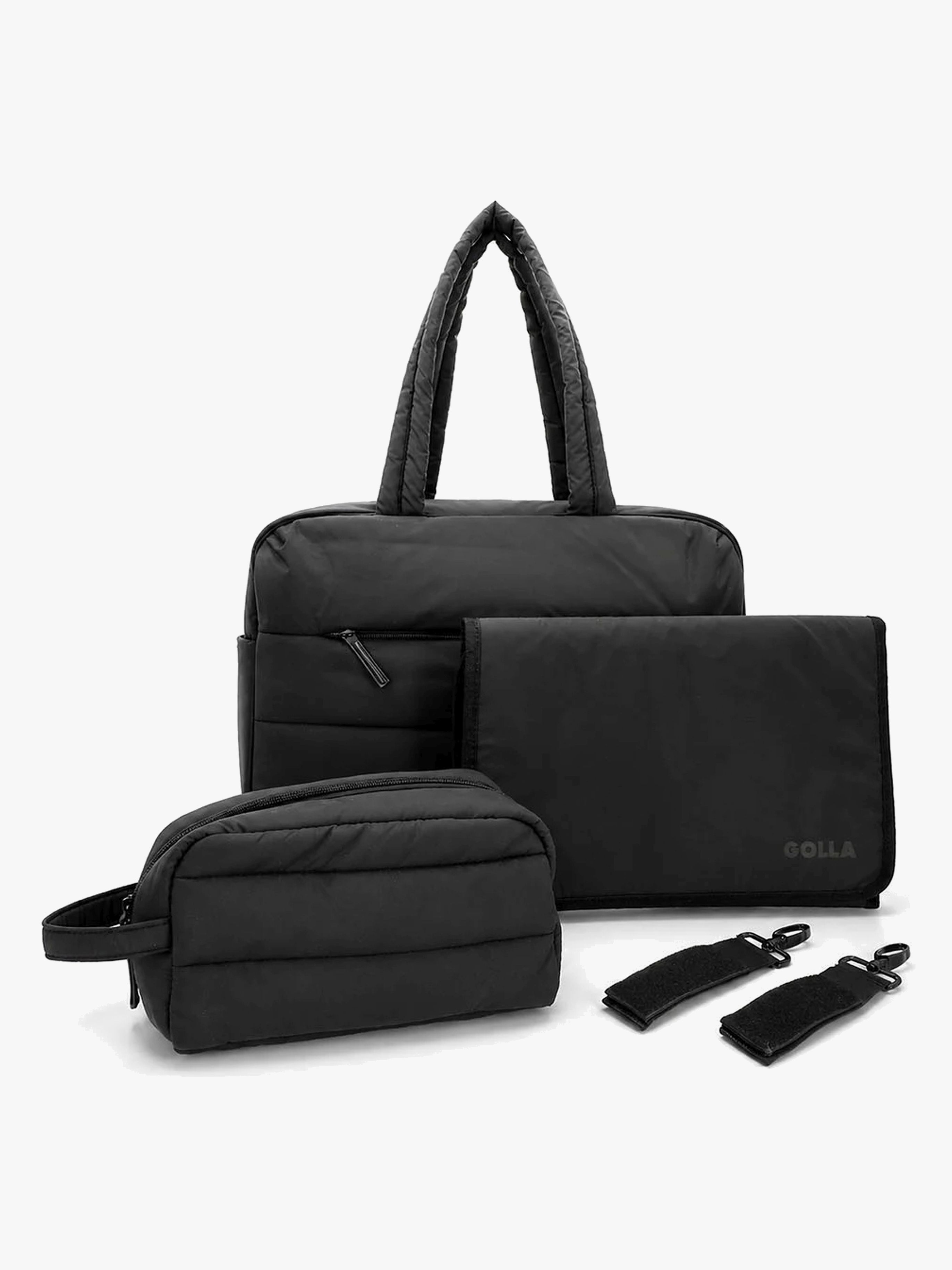 GOLLA Set Daisy Pusletaske, Sort