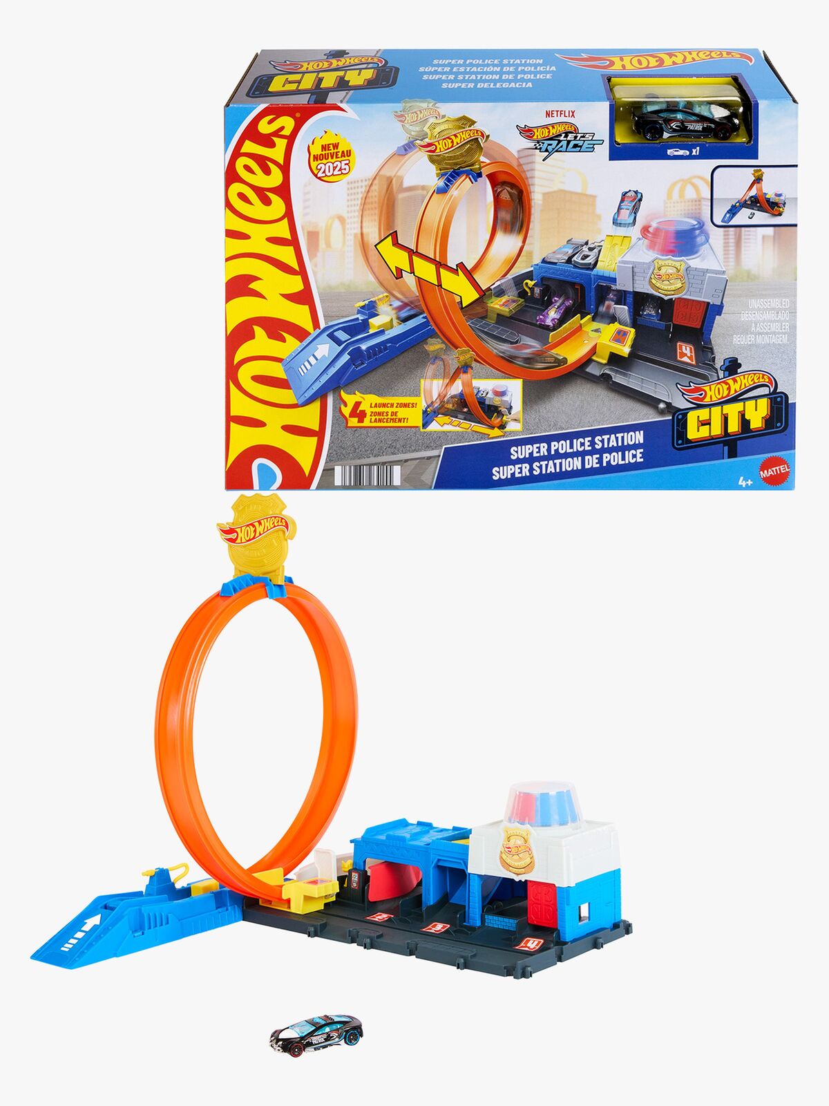 Hot Wheels City Super Politistation Racerbane