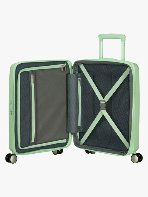 American Tourister Soundbox Spinner Kuffert 35,5L, Pastel Green