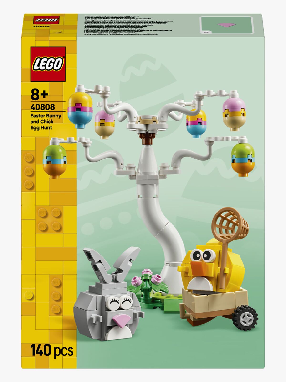 LEGO Iconic 40808 Påskehare og kylling på æggejagt